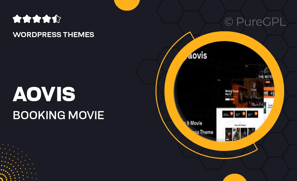 Aovis – Booking Movie Tickets WordPress Theme