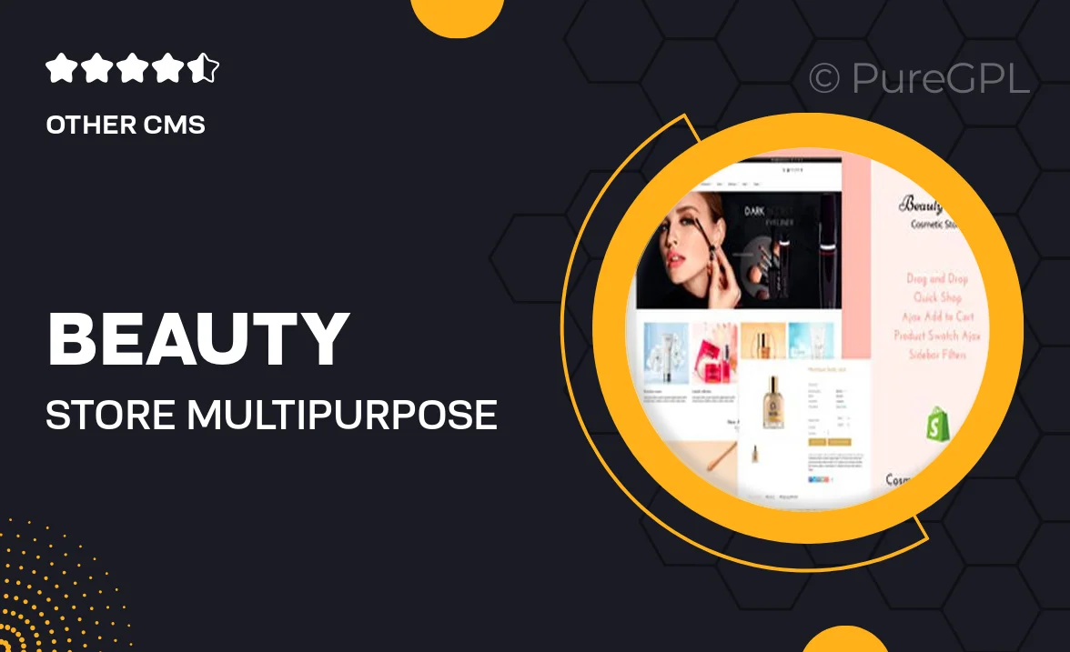 Beauty Store – Multipurpose Shopify Theme