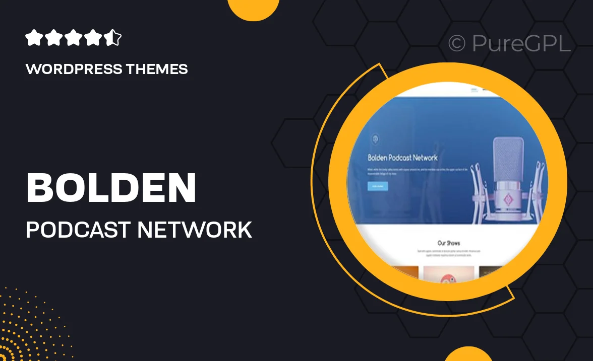 Bolden – Podcast Network WordPress Theme