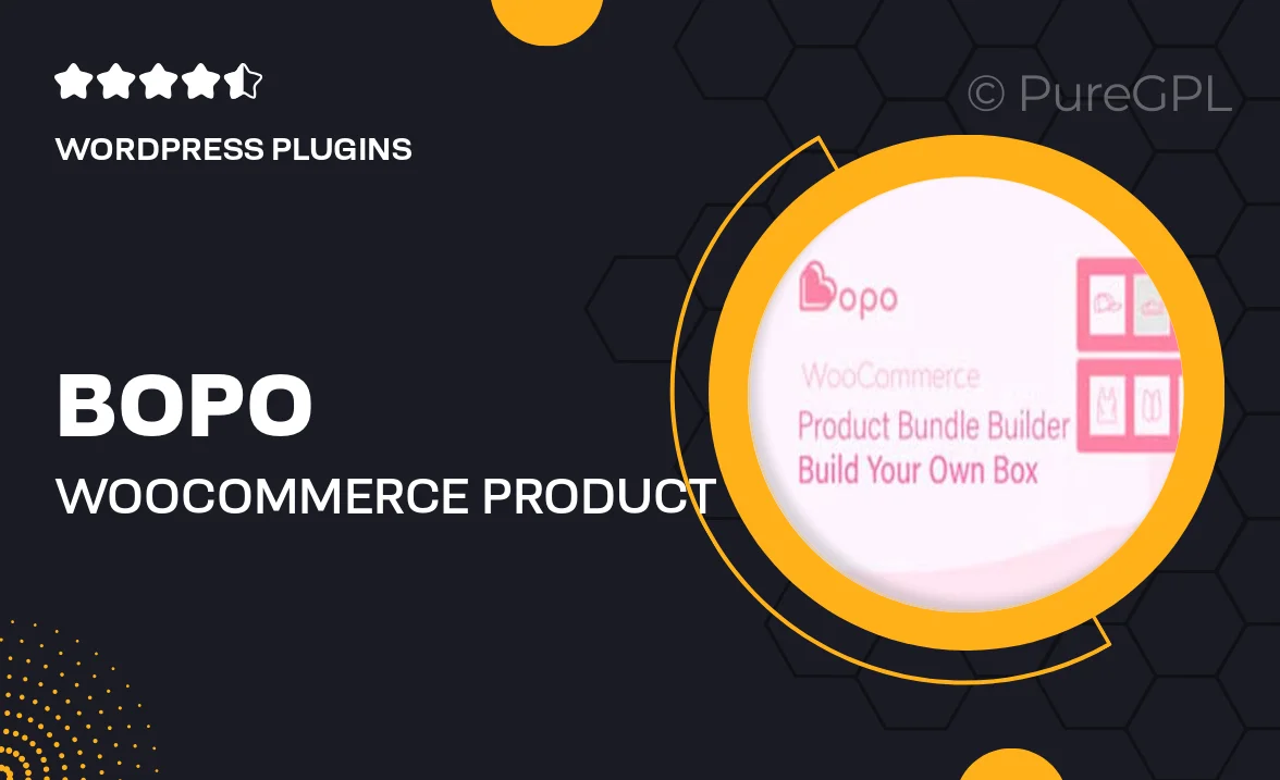 Bopo – WooCommerce Product Bundle Builder