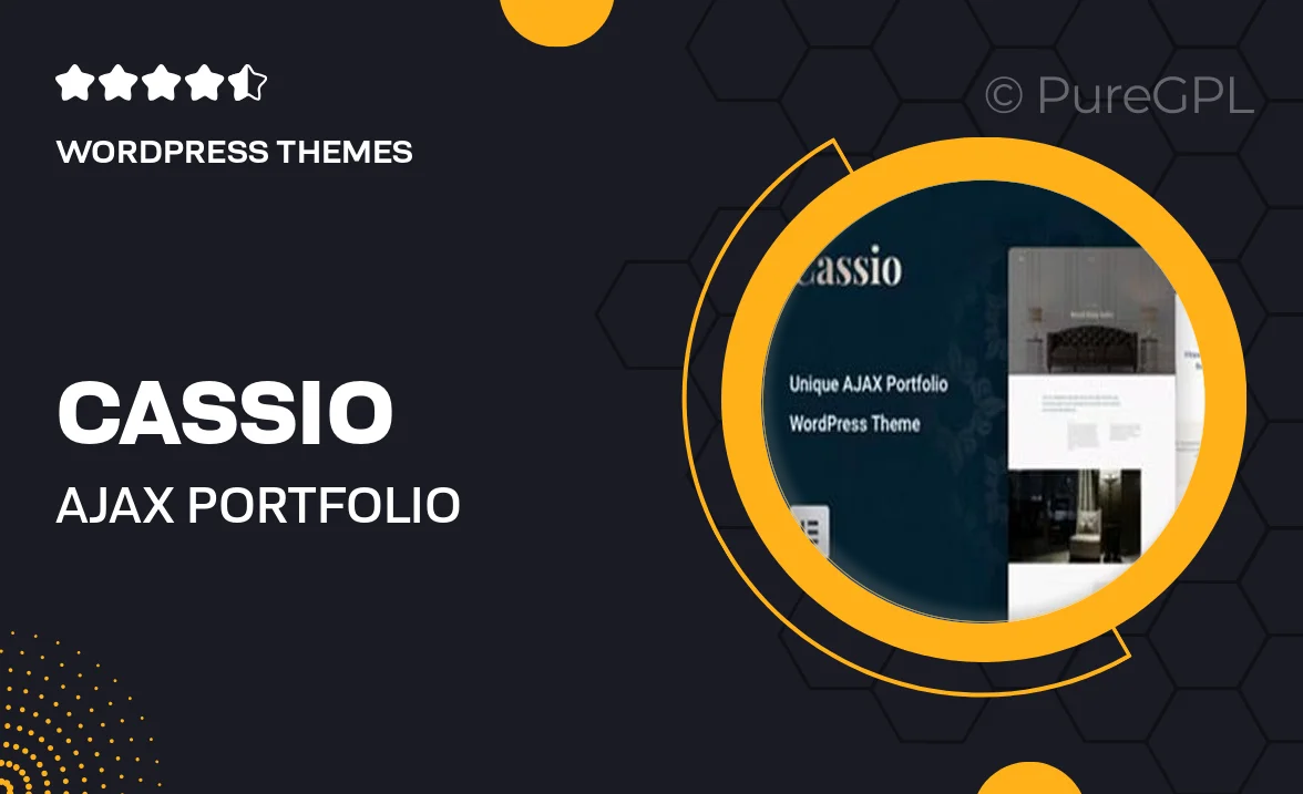 Cassio – AJAX Portfolio WordPress Theme