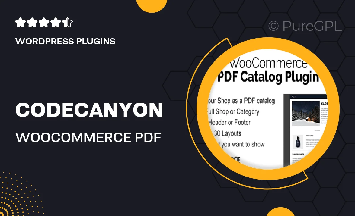 Codecanyon | WooCommerce PDF Catalog