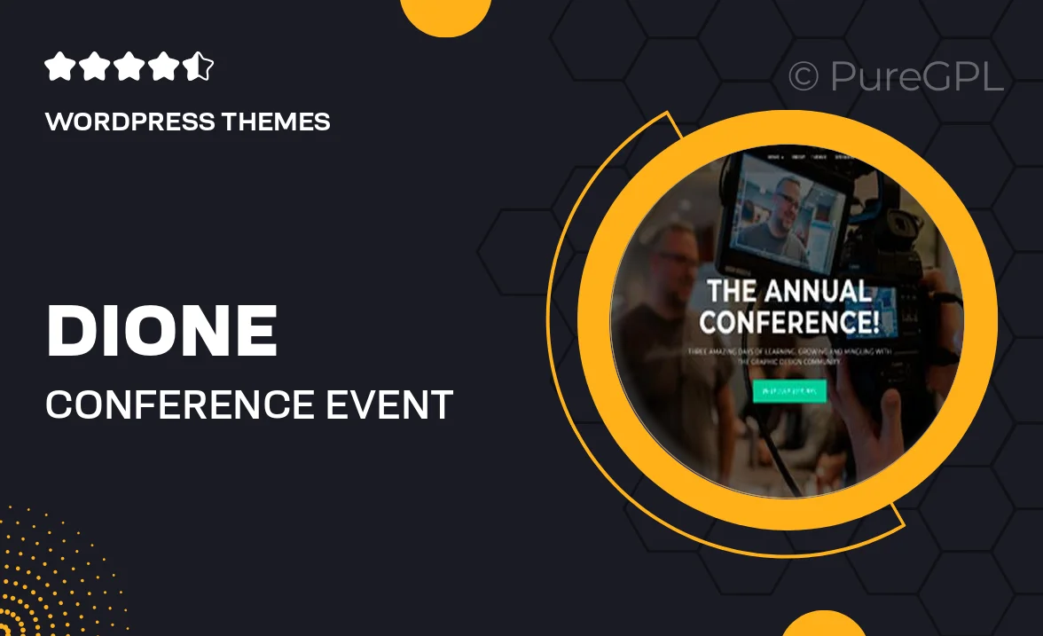 Dione – Conference & Event WordPress Theme