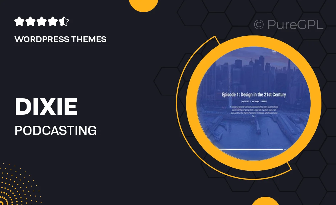 Dixie – Podcasting WordPress Theme