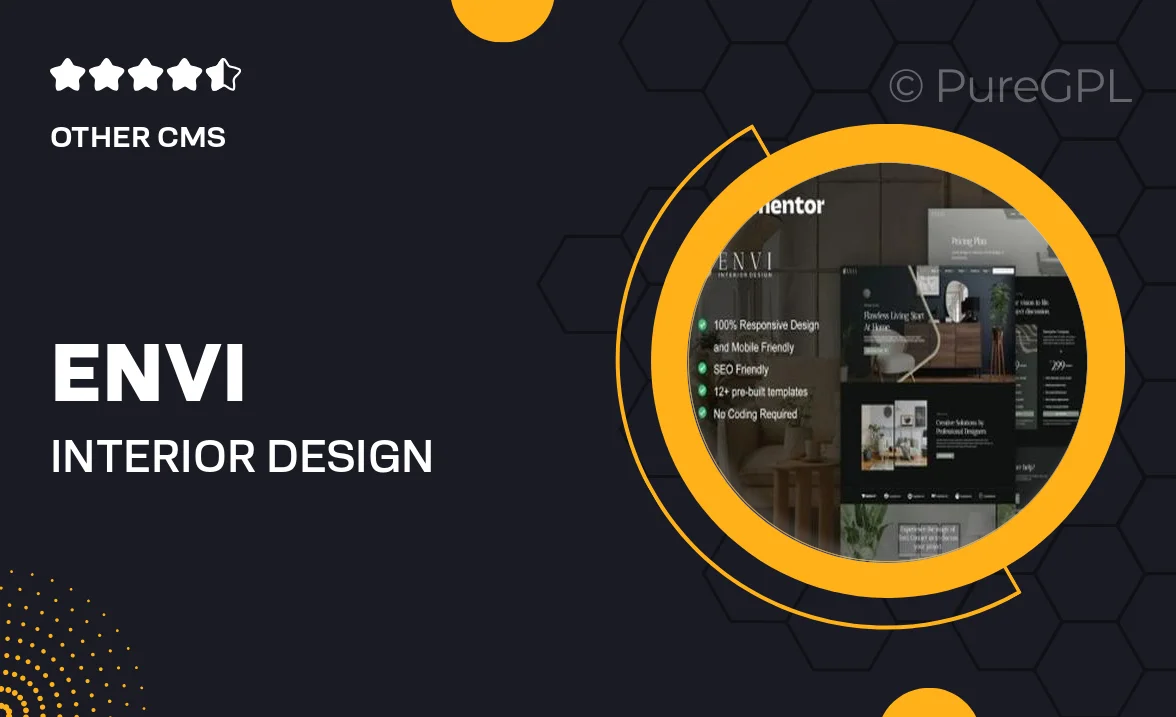 Envi – Interior Design & Architecture Elementor Template Kit