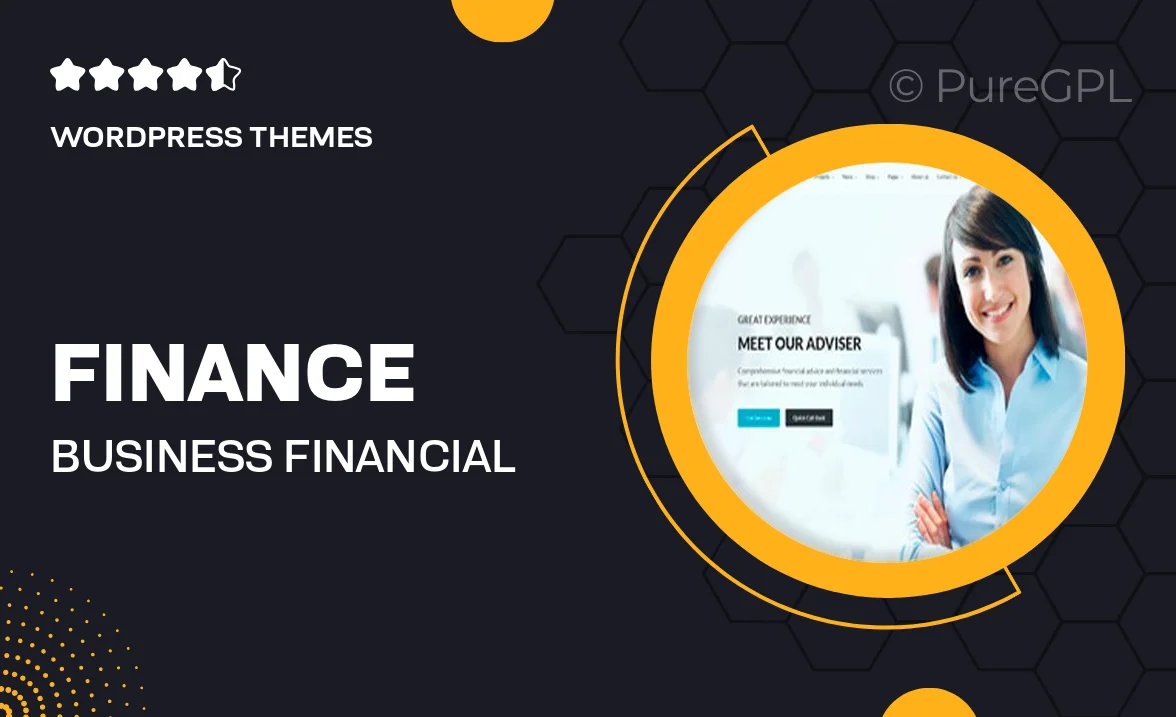 Finance – Business & Financial, Broker, Consulting, Accounting WordPress Theme