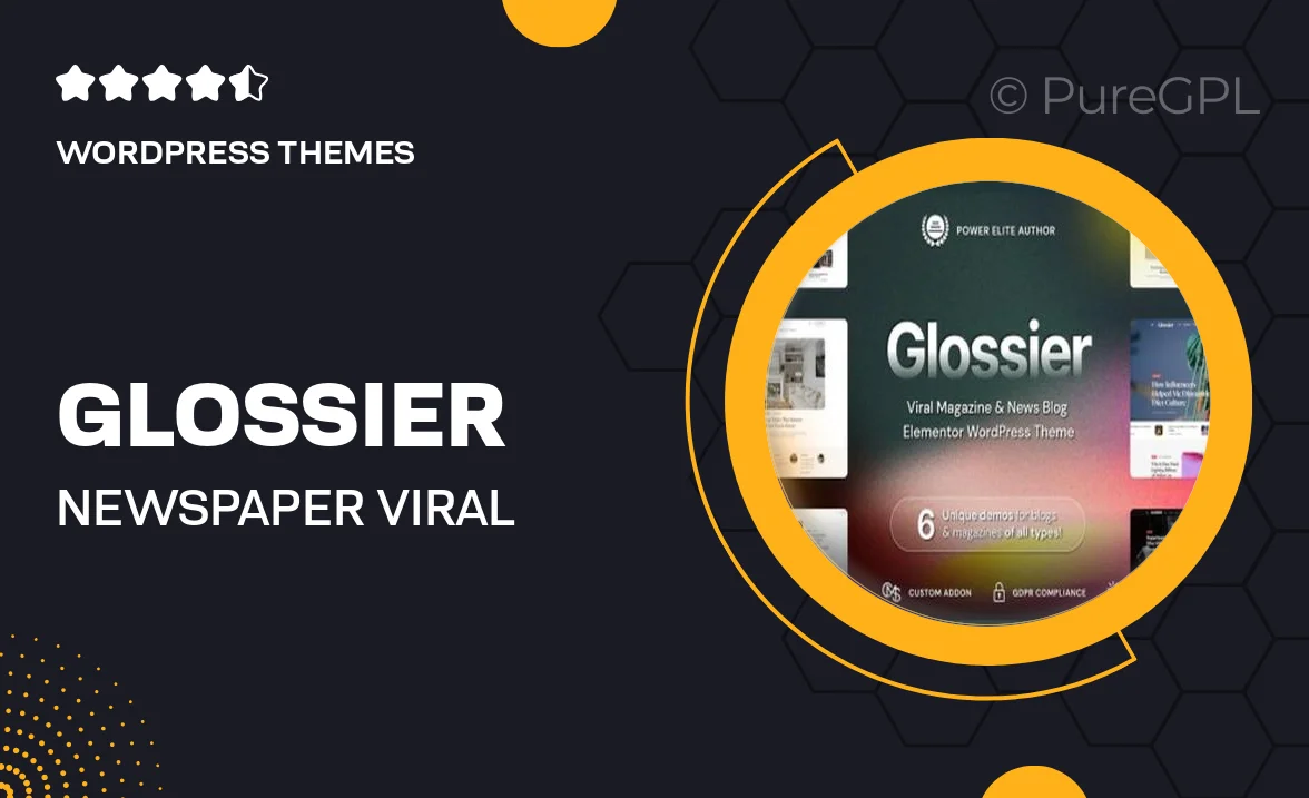 Glossier – Newspaper & Viral Magazine WordPress Theme