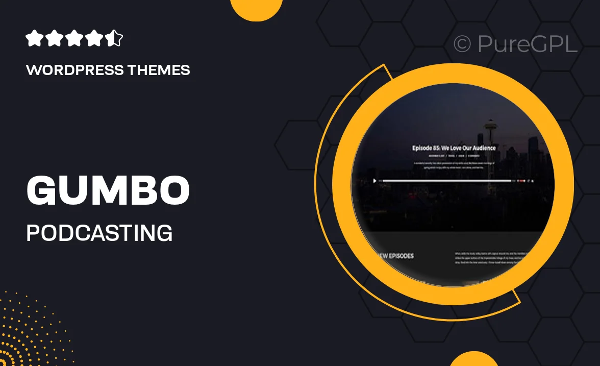 Gumbo – Podcasting WordPress Theme