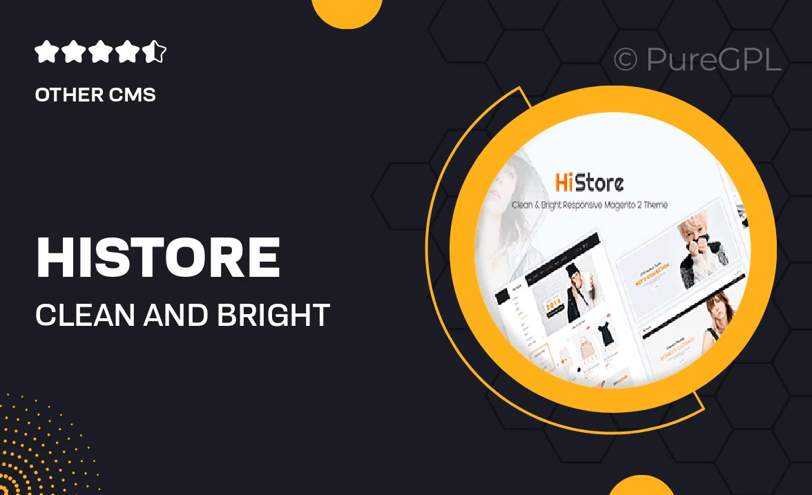 HiStore – Clean and Bright Responsive Magento 2 Theme