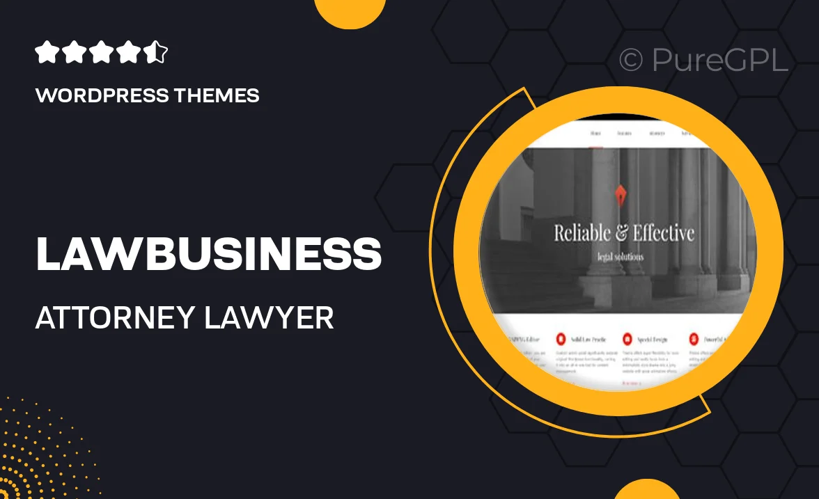 LawBusiness – Attorney & Lawyer WordPress Theme