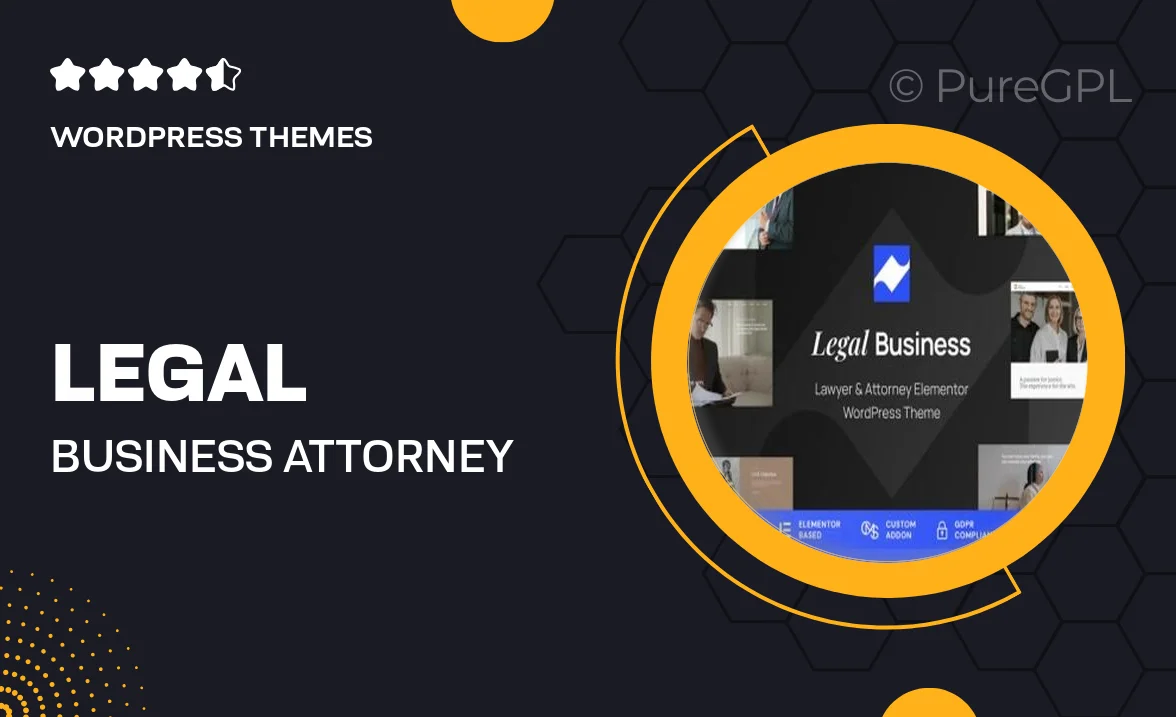 Legal Business – Attorney & Lawyer WordPress Theme