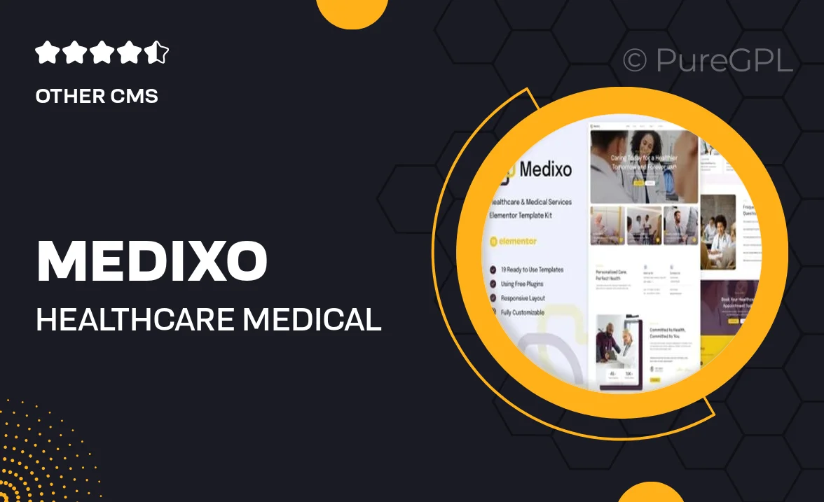 Medixo – Healthcare & Medical Services Elementor Template Kit