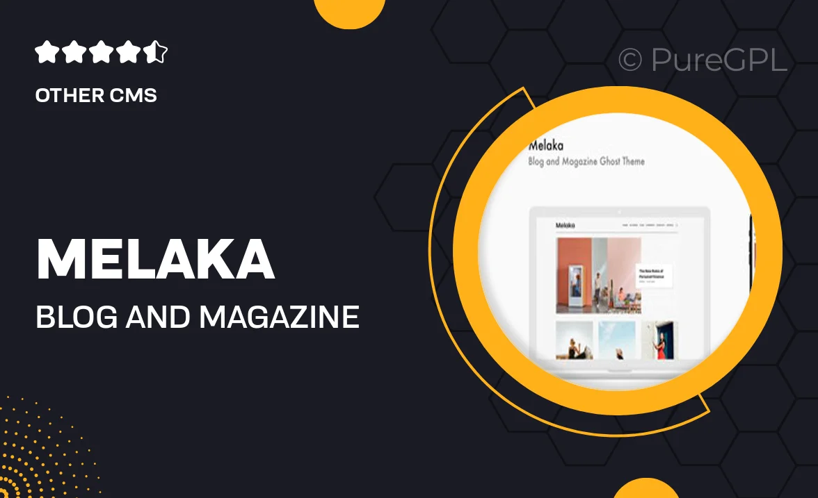 Melaka – Blog And Magazine Ghost Theme