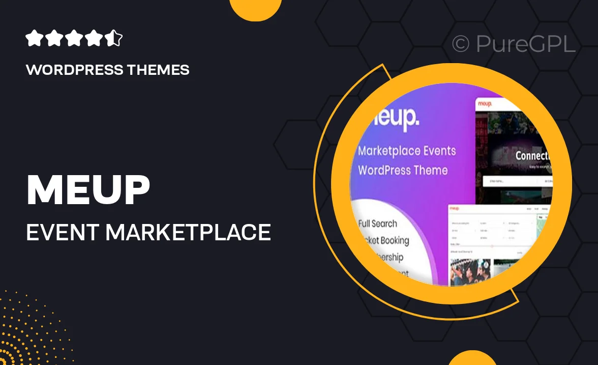 Meup – Event Marketplace WordPress Theme