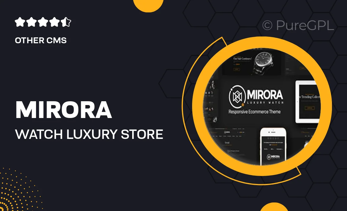 Mirora – Watch & Luxury Store PrestaShop Theme