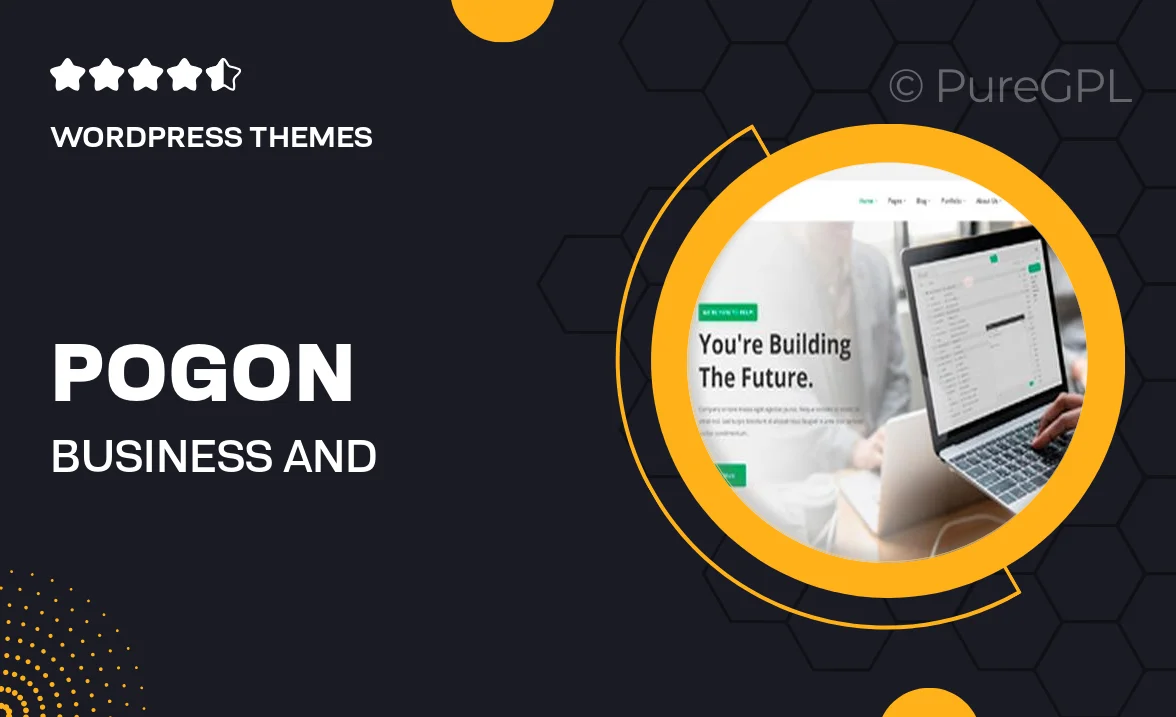 Pogon – Business and Finance Corporate WordPress Theme