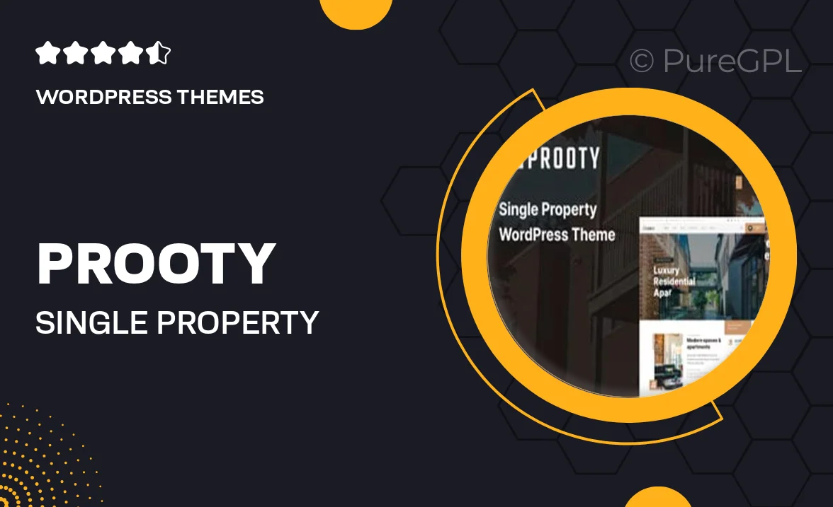 Prooty – Single Property WordPress Theme