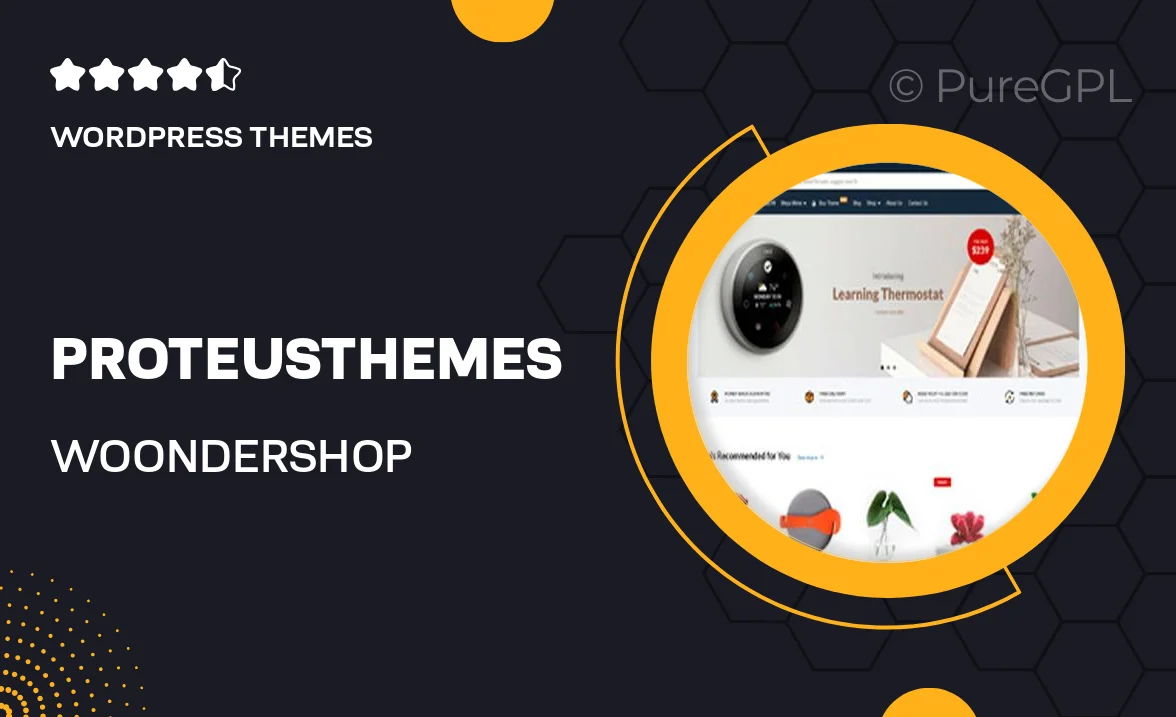 ProteusThemes WoonderShop – Mobile-first WooCommerce Theme