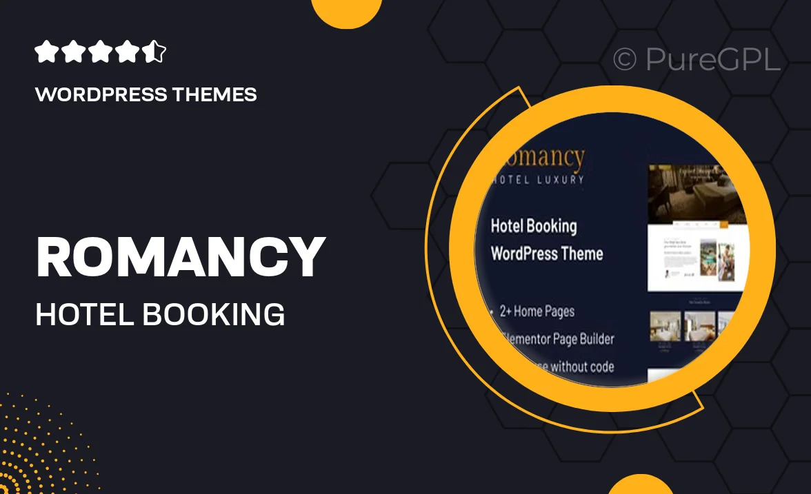 Romancy – Hotel Booking WordPress Theme