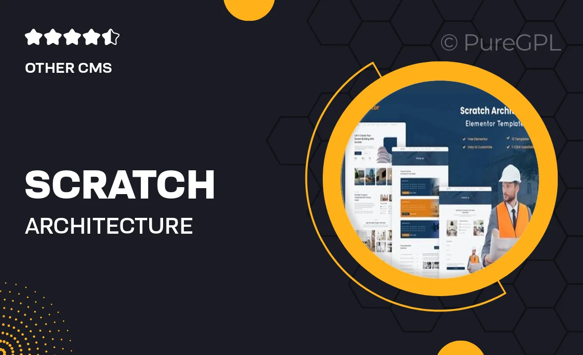 Scratch – Architecture Company Elementor Template Kit