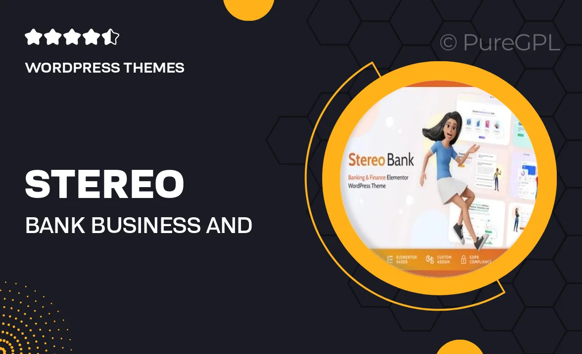 Stereo Bank – Business and Finance WordPress Theme