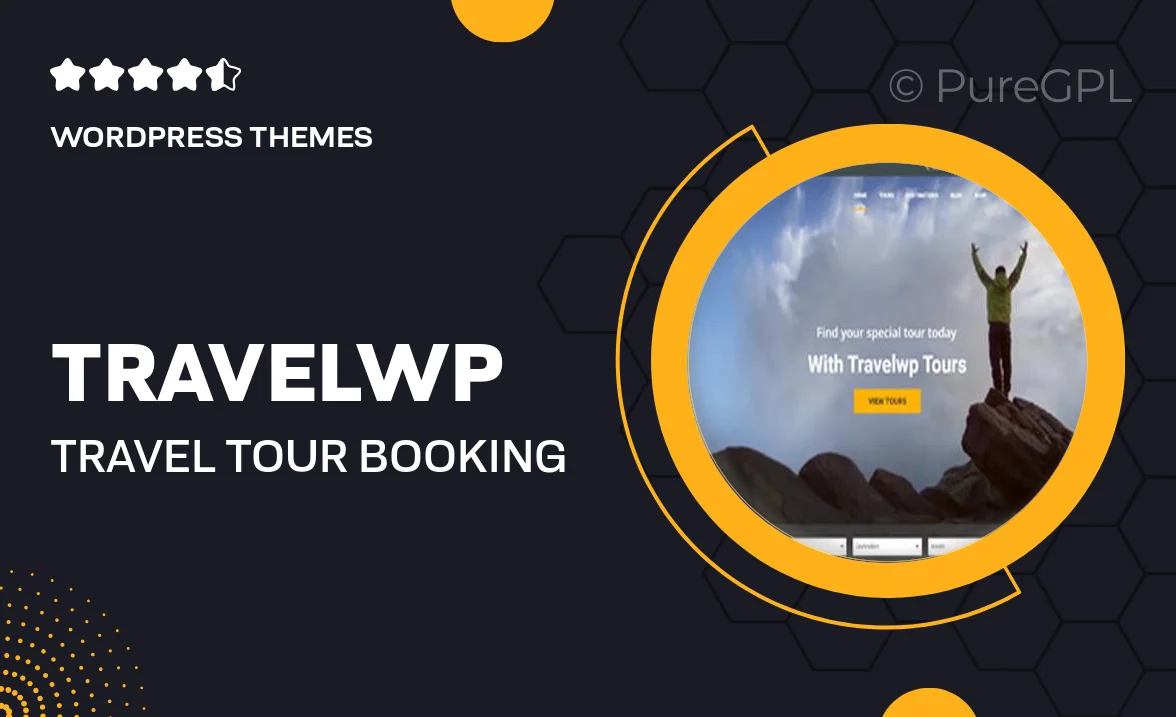 TravelWP | Travel Tour Booking WordPress Theme