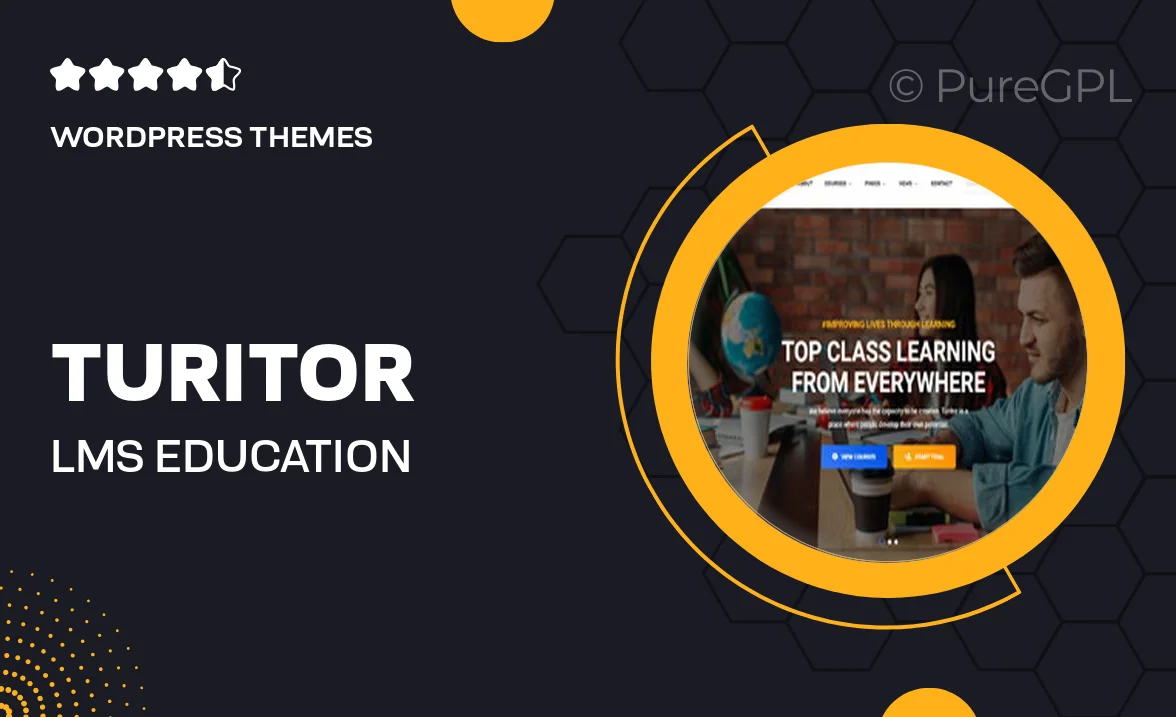 Turitor – LMS & Education WordPress Theme