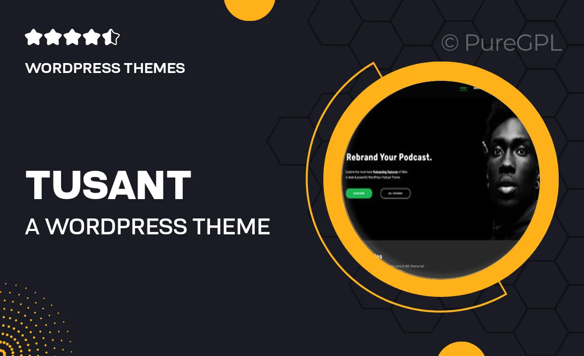 Tusant – A WordPress Theme Crafted For Podcast, Music & Videos