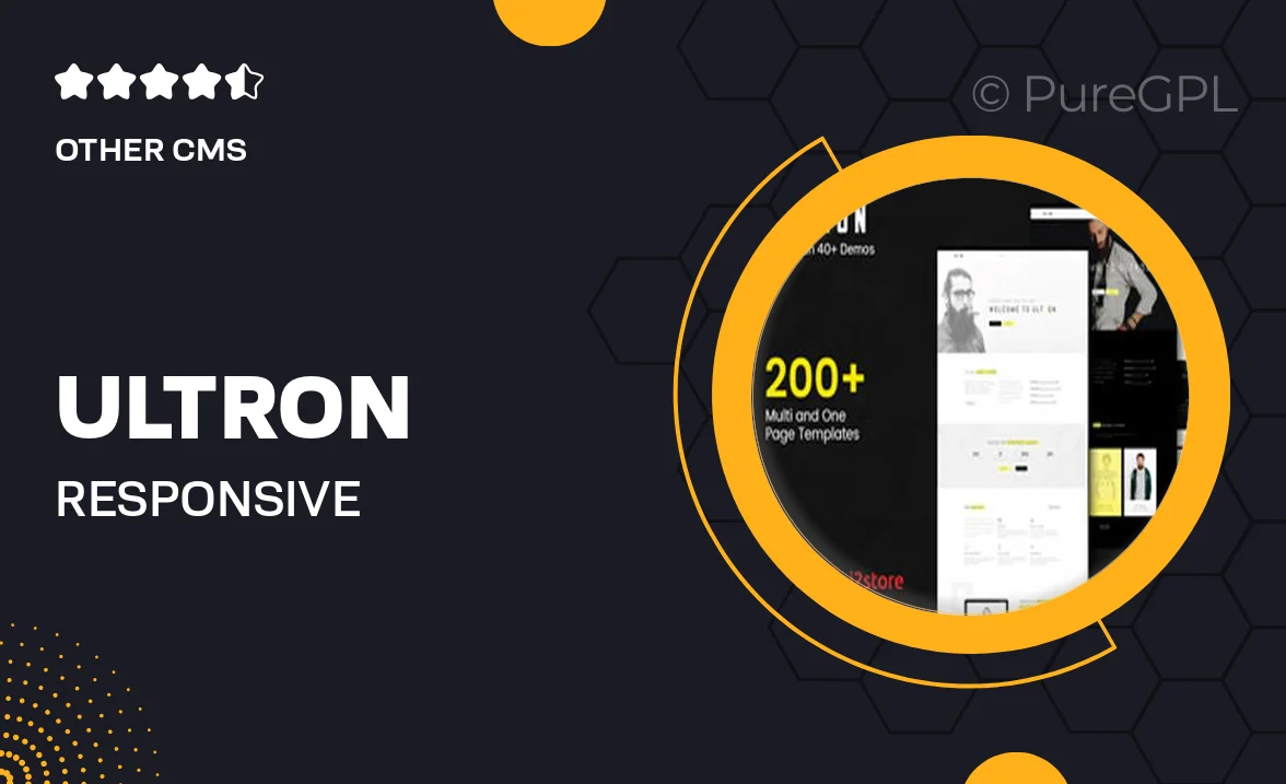 Ultron – Responsive Multipurpose Joomla Template