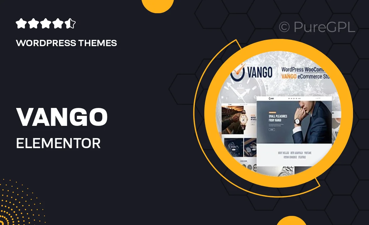 Vango – Elementor WooCommerce WordPress Theme