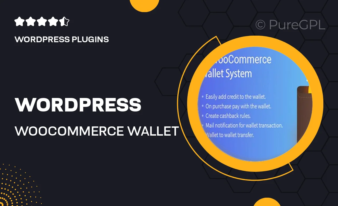 WordPress WooCommerce Wallet System Plugin