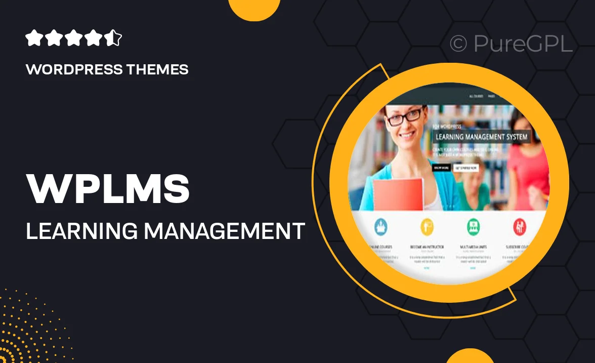 WPLMS Learning Management System for WordPress, WordPress LMS