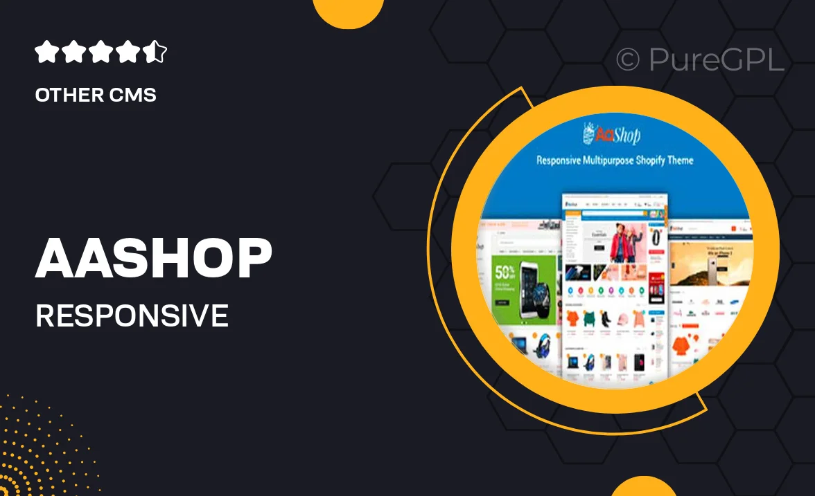 AaShop – Responsive & Multipurpose Sectioned Bootstrap 4 Shopify Theme