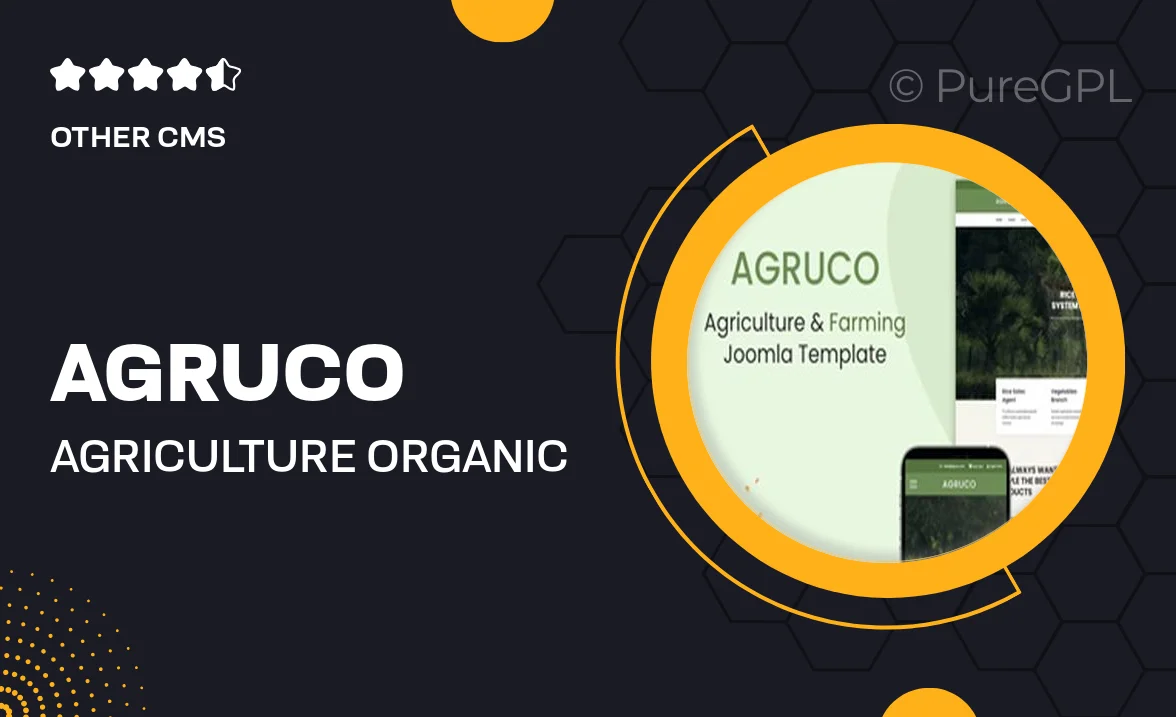 Agruco – Agriculture & Organic Food Template