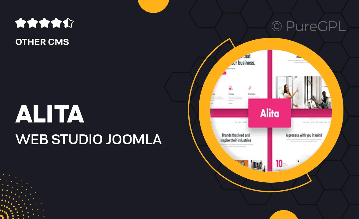 Alita – Web Studio Joomla Template