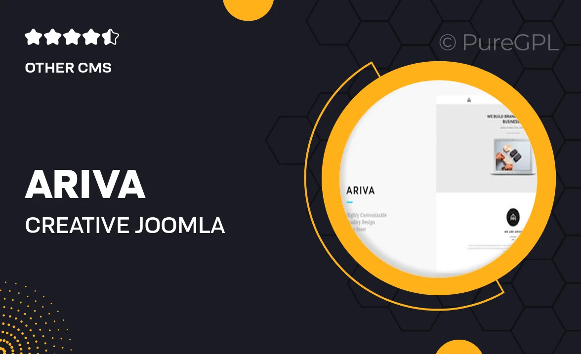 Ariva – Creative Joomla Template