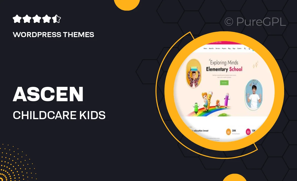 Ascen – Childcare & Kids Education WordPress Theme