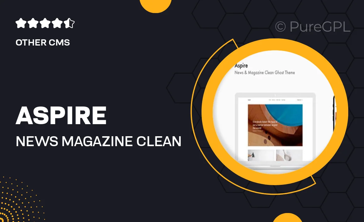 Aspire – News & Magazine Clean Ghost Theme