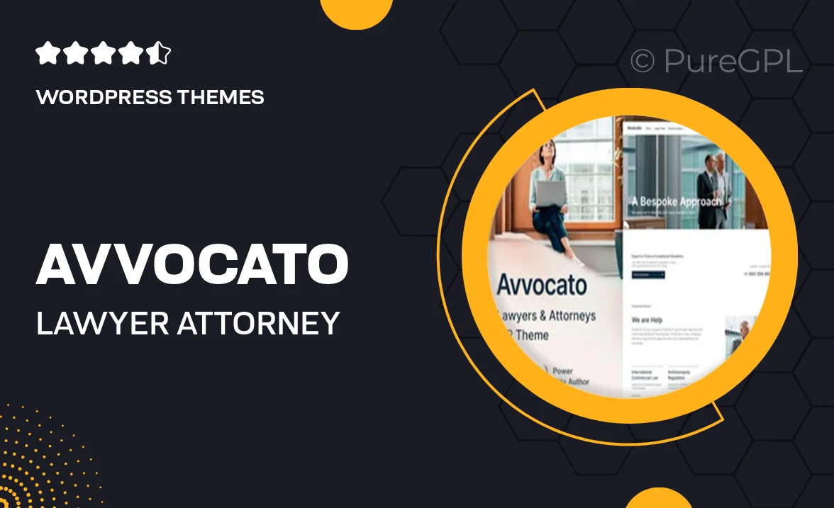 Avvocato – Lawyer & Attorney WordPress Theme