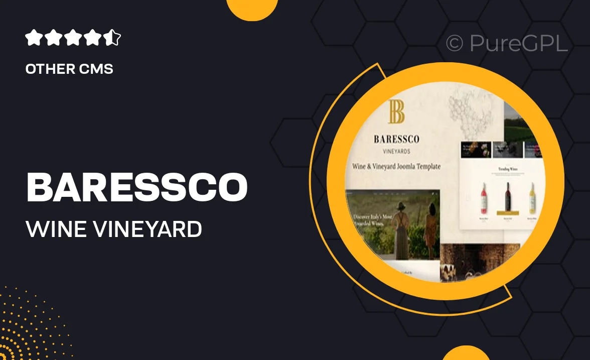 Baressco – Wine, Vineyard & Winery Joomla Template