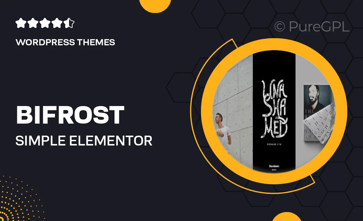 Bifrost – Simple Elementor WordPress Theme