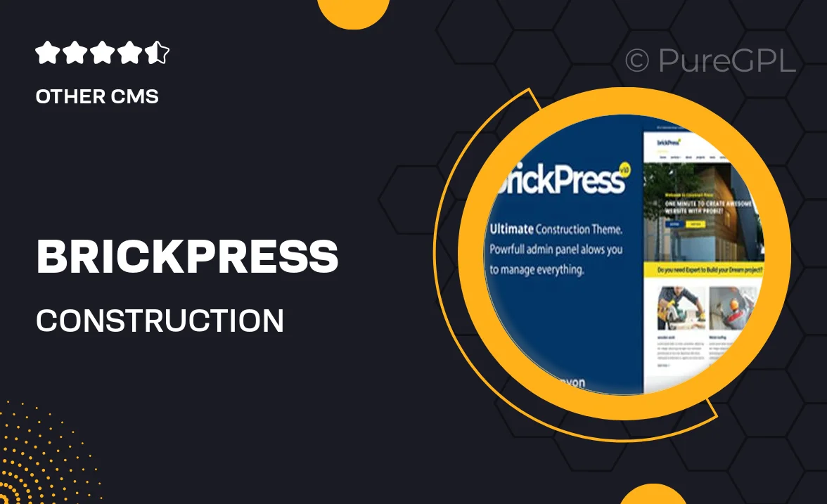 BrickPress – Construction & Business Joomla Templa