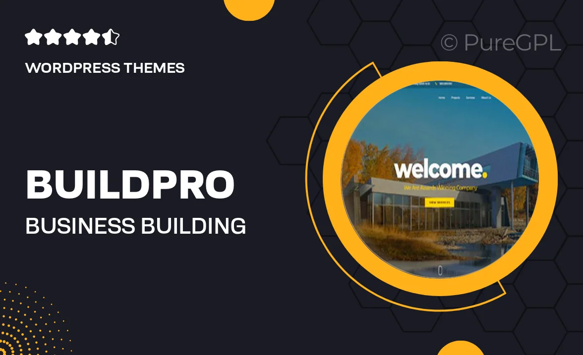 BuildPro – Business, Building & Construction WordPress Theme