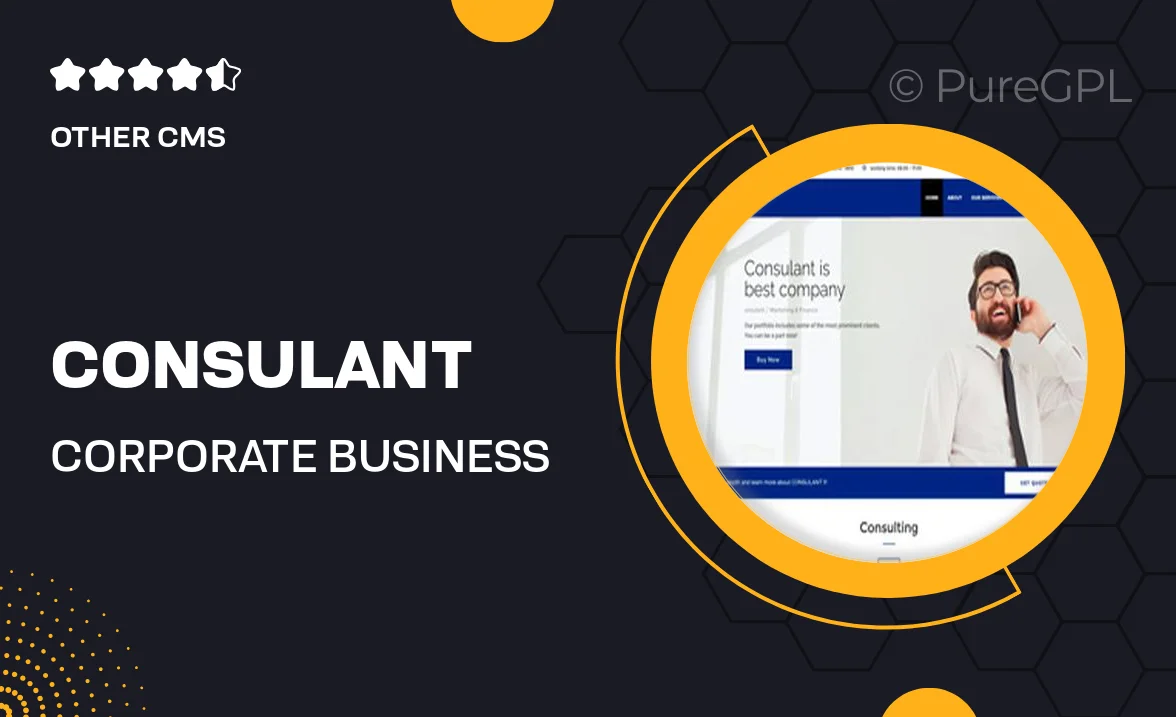 Consulant – Corporate & Business Joomla Template