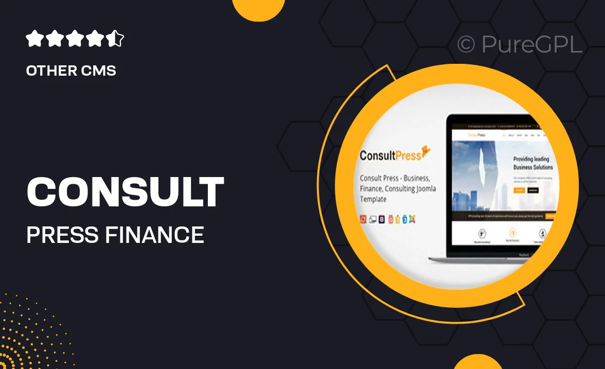 Consult Press – Finance & Consulting Business Joomla 5 Template