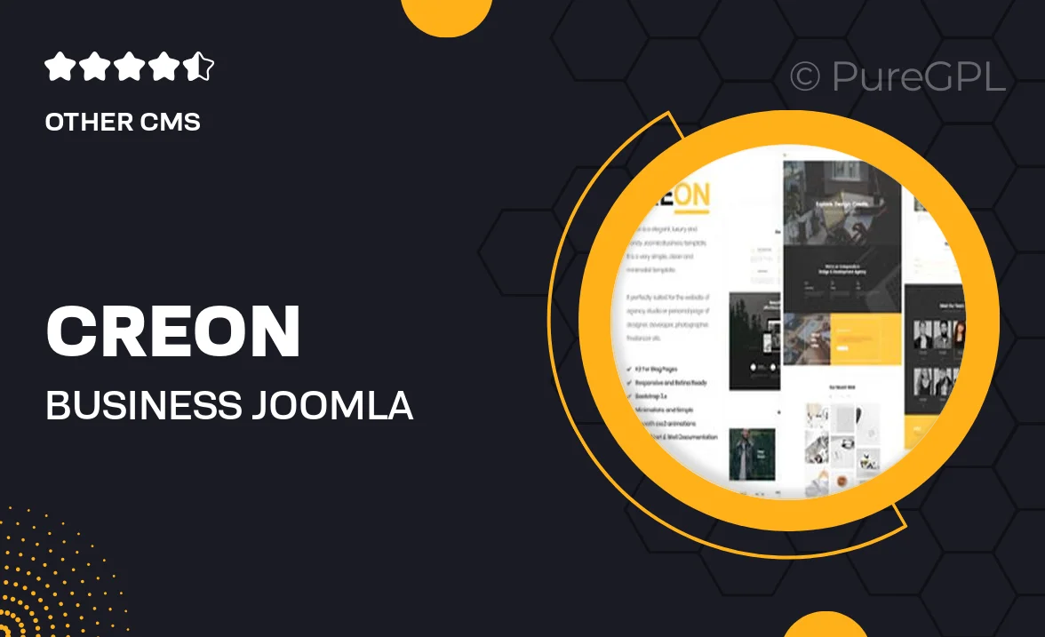 Creon – Business Joomla Template