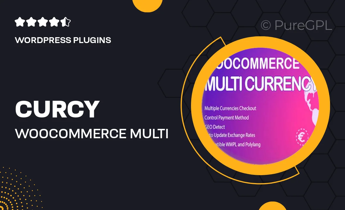 CURCY – WooCommerce Multi Currency – Currency Switcher