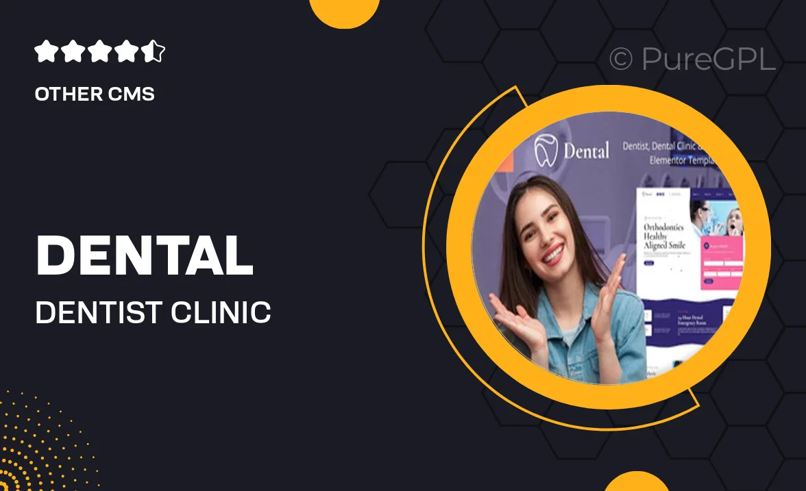 Dental – Dentist Clinic & Medical Elementor Template Kit