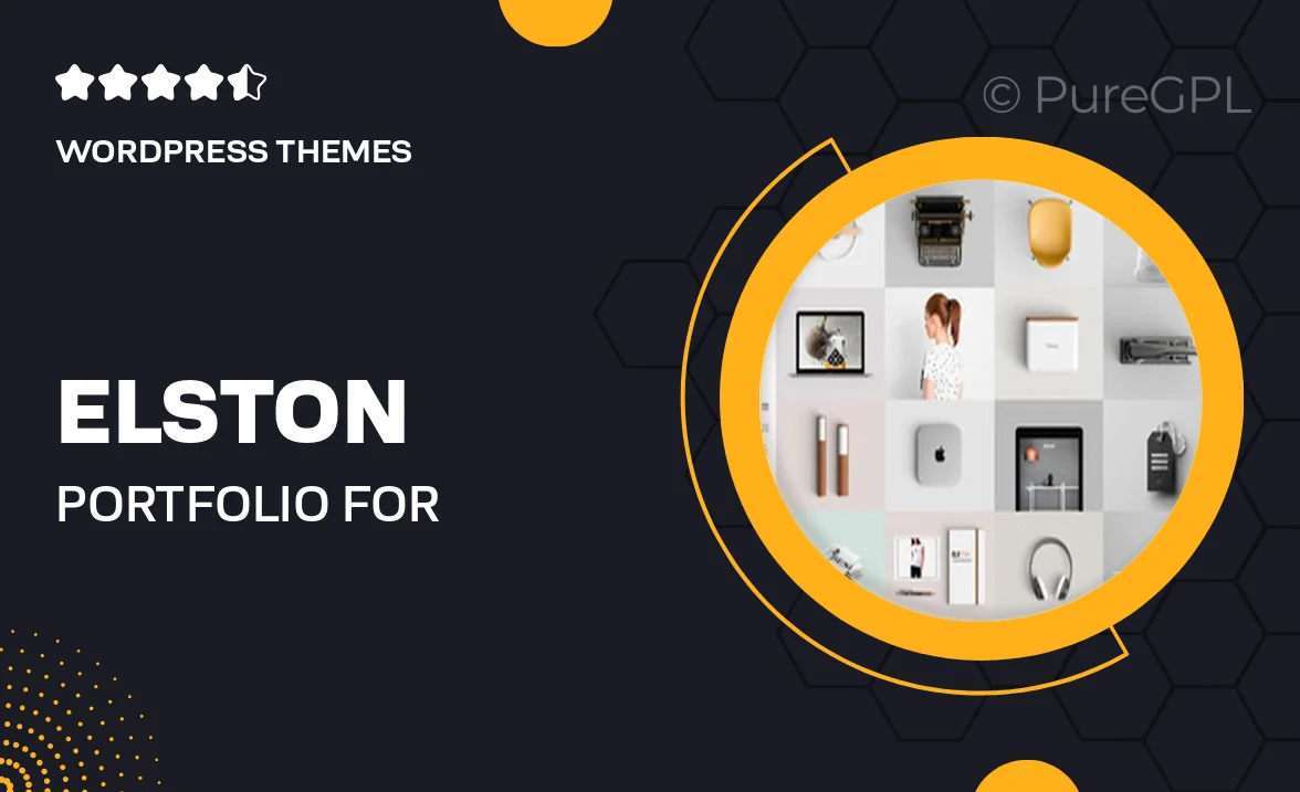 Elston – Portfolio for Freelancers & Agencies WordPress Theme