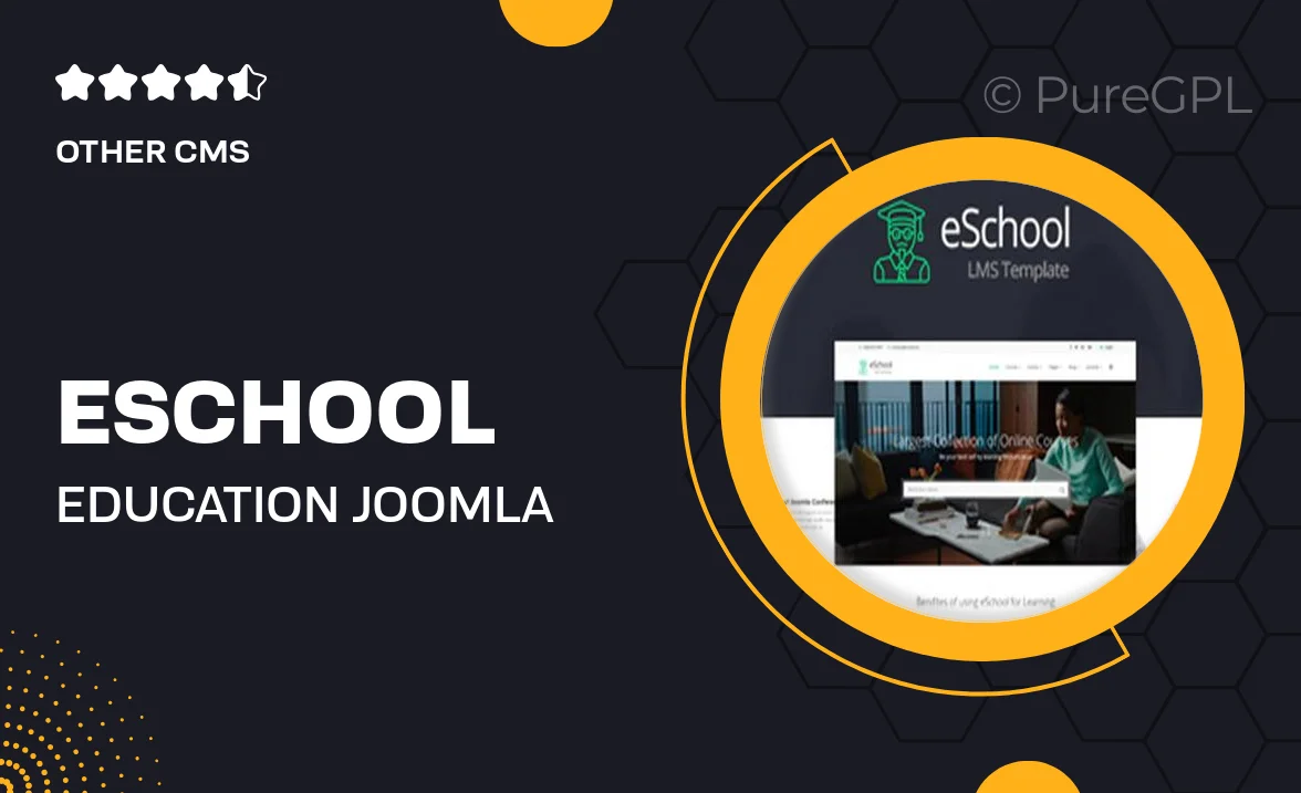 eSchool – Education & Joomla LMS Template